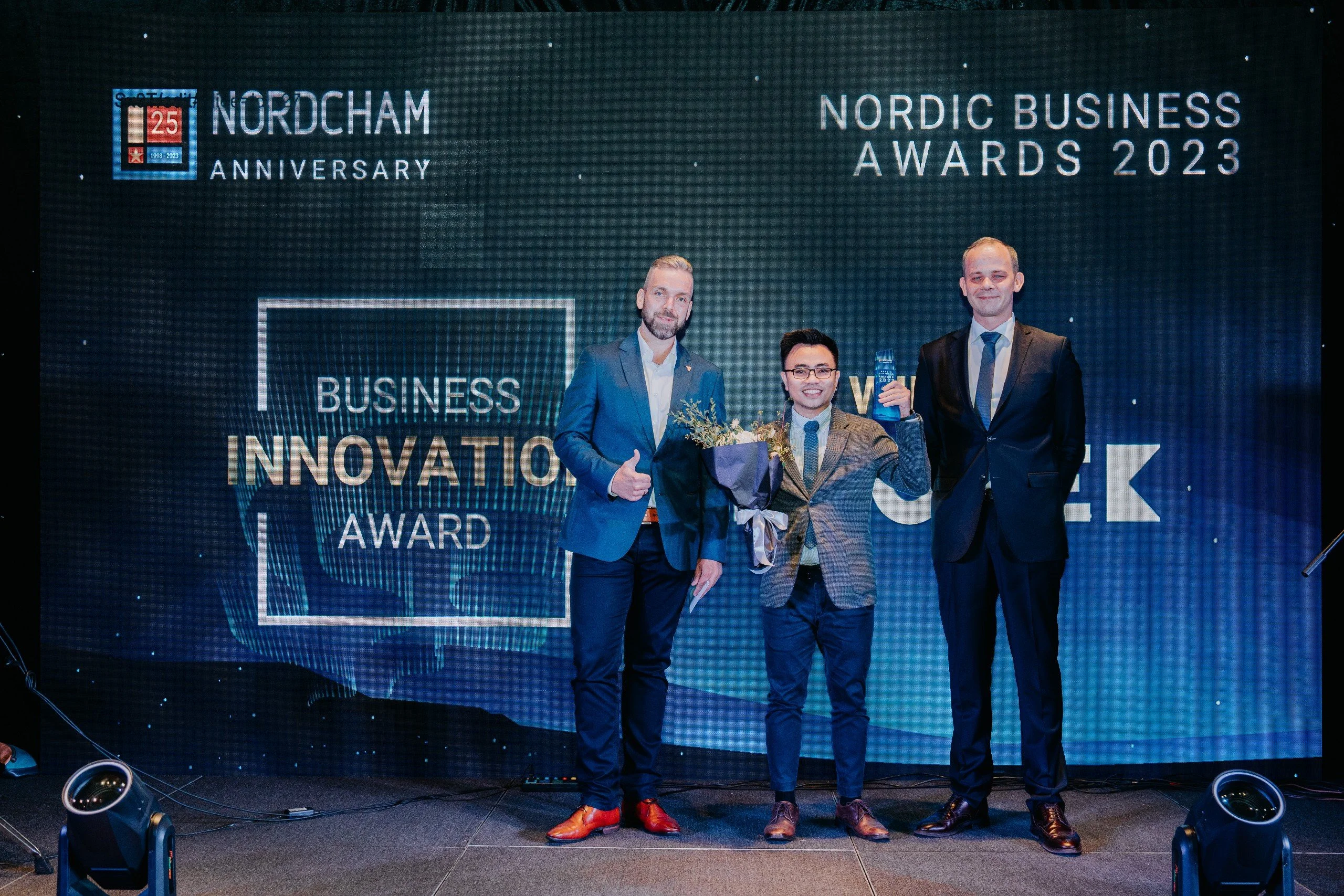 Ecotek received the ‘Business Innovation Award’ in Nordic Busines Award 2023